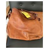 DOONEY & BOURKE PURSE - BROWN (SOME SCUFFS / MARKS