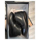 ROCKPORT MYKEL CHUKKA BLACK LEATHER BOOTS - MENS S