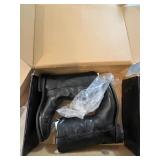 OLD WEST BLACK LEATHER BOOTS - MENS SIZE 11