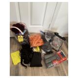LOT HAIR ACCESSORIES - WIGS, CURLERS, ETC