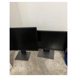 DELL MONITORS WITH ADJUSTABLE STANDS