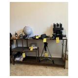 METAL FRAME SHELVING UNIT