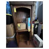 WOOD CABINET WITH 2 DOORS - APPROXIMATELY 76