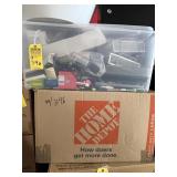 BOXES ASSORTED OFFICE SUPPLIES - ORGANIZERS, STAPL
