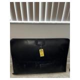 LARGE LEATHER ARTIST PORTFOLIO CASE WITH CONTENTS