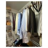 ASSORTED MENS CLOTHING - SHIRTS, JACKETS, ETC (RIG