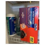 LOT CLEANING SUPPLIES - GARBAGE BAGS, ROACH KILLER