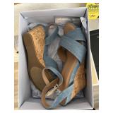 AEROSOLES WEDGE SANDALS - SIZE 9.5 (NEW IN BOX)