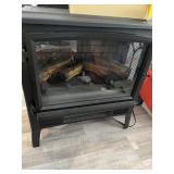 DURAFLAME ELECTRIC LOG FIREPLACE / HEATER WITH REM