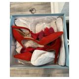 ANTONIO MELANI RED HEELS - SIZE 9