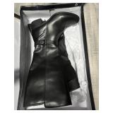 PAIR NATURALIZER LADIES BOOTS - BLACK LEATHER - SI
