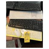 COMPUTER ACCESSORIES - 3- KEYBOARDS / 2- MOUSE
