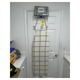 IRON BOARD WITH OVER DOOR HANGER & EXTRA COVER