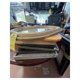 ASSORTED FRAMED PICTURES & MIRRORS