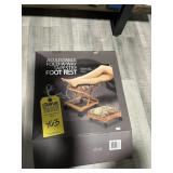 ADJUSTABLE FOLD-A-WAY TAPESTRY FOOT REST (NEW IN B
