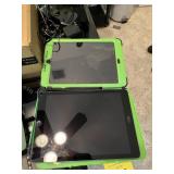 I-PADS WITH GREEN CASES