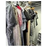 ASSORTED PIECES CLOTHING - SHIRTS, DRESSES, JACKET