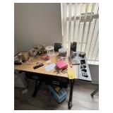 ARTIST DESK WITH CONTENTS