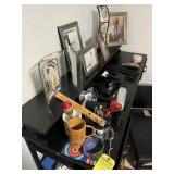 LOT ASSORTED ITEMS - SPEAKER, FRAMES, DECOR, OFFIC