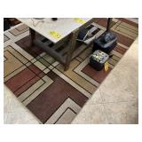BROWN RUG -  APPROXIMATELY 63
