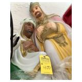 ASSORTED CHRISTMAS FIGURES - SOME LIGHTED