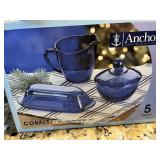 SET - BUTTER DISH / SUGAR DISH / CREAMER