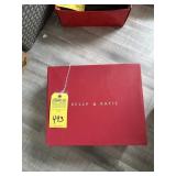KELLIE & KATIE BLACK LEATHER BOOTS IN BOX - SIZE 1