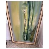 FRAMED ART - BEACH SCENE - SIGNED WILLIAMS - APPRO