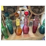 ASSORTED COLOR GLASS DECOR