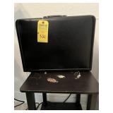 BLACK LEATHER BRIEFCASE