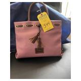 DOONEY & BOURKE PURSE - TASSEL TOTE - MAUVE