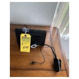 ASSORTED ITEMS - RCA  ALARM CLOCK / CLIP ON LED LI