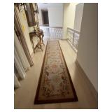 RUNNER RUG - BLUE / BROWN - APPROXIMATELY 14