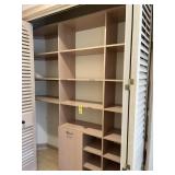 CLOSET INSERT WITH 8 ADJUSTABLE SHELVES - APPROXIM