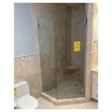 SHOWER ENCLOSURE WITH FIXTURES - APPROXIMATELY 7