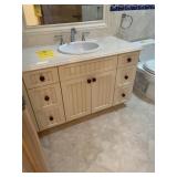 PALM BEACH CABINETS VANITY WITH 2 DOORS, 6 DRAWERS