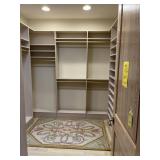 LOT CONTENTS OF WALK-IN CLOSET - BUILT-IN DRESSER