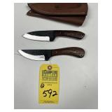 ASSORTED HUNTING & SKINNING KNIVES - CUSTOM HANDMA