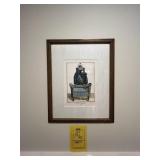 FRAMED & MATTED PICTURE - FURNITURE - APPROXIMATEL