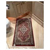 ORIENTAL RUG - RED - APPROXIMATELY 26
