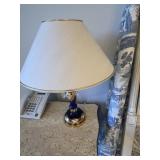 ASSORTED ORNATE BLUE & GOLD LIGHTING WITH CRYSTALS