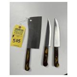 ASSORTED CHEF KNIVES - CUSTOM HANDMADE DAMASCUS ST