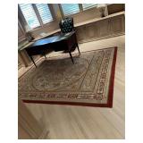 ORIENTAL RUG - TAN / RED - APPROXIMATELY 8