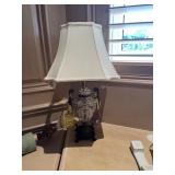 SMALL ORNATE PORCELAIN TABLE LAMPS