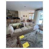 CREAM FURNITURE - 1- SOFA / 2- CHAISE LOVESEATS