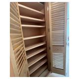 CLOSET INSERT WITH 8 ADJUSTABLE SHELVES - APPROXIM