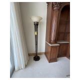 METAL TORCHIER LAMPS - APPROXIMATELY 6.5