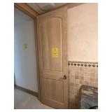 SOLID WOOD INTERIOR DOOR WITH HARDWARE - APPROXIMA