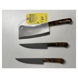 ASSORTED CHEF KNIVES - CUSTOM HANDMADE DAMASCUS ST