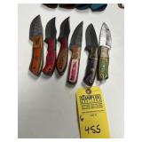 ASSORTED HUNTING & SKINNING KNIVES - 2- 3.5